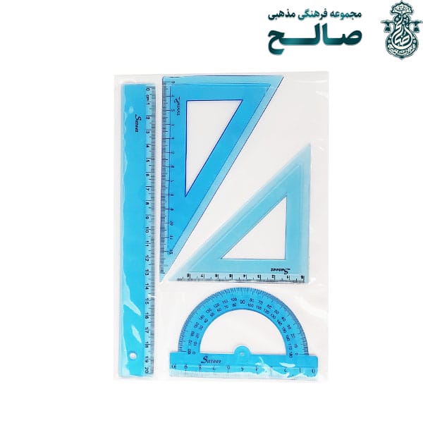 خط کش، گونیا و نقاله مذهبی با بهترین قیمت – بروزرسانی 21 شهریور 1405 ست خط کش و گونیا و نقاله