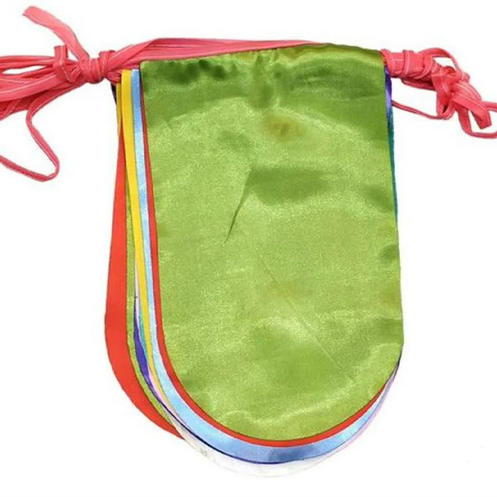 ریسه ساتن رنگی بدون چاپ 8 متری