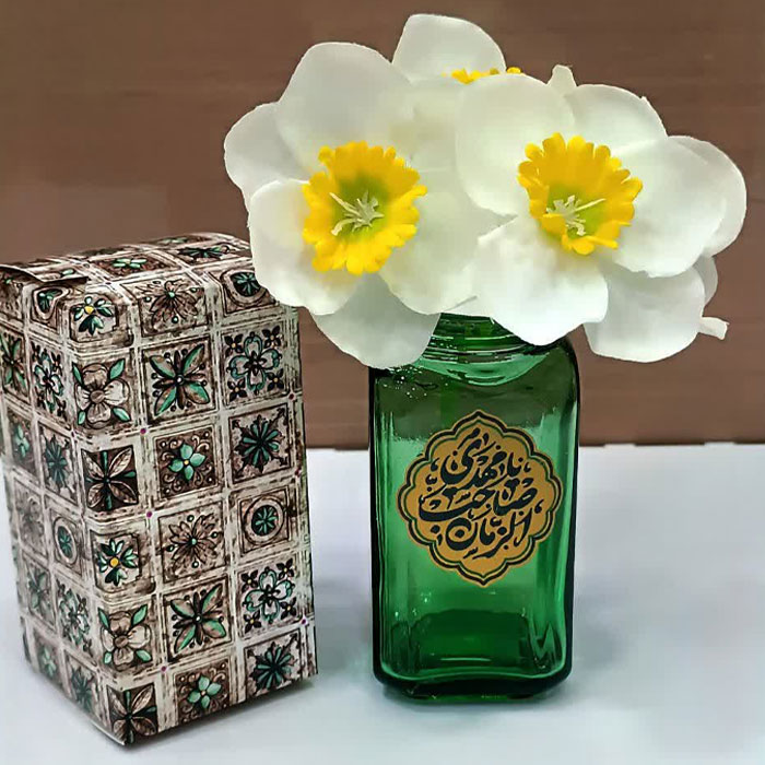 گلدان شیشه ای کتابی مهدوی